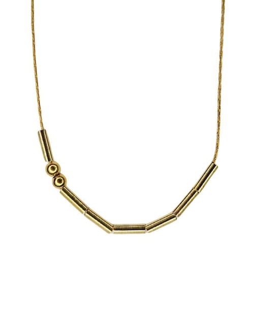 Collar Maria Rayuela Clave Morse Te Amo 24 K