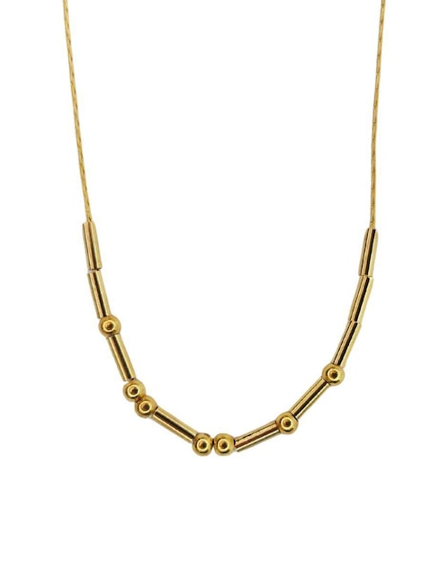 Collar Maria Rayuela Clave Morse México 24 K