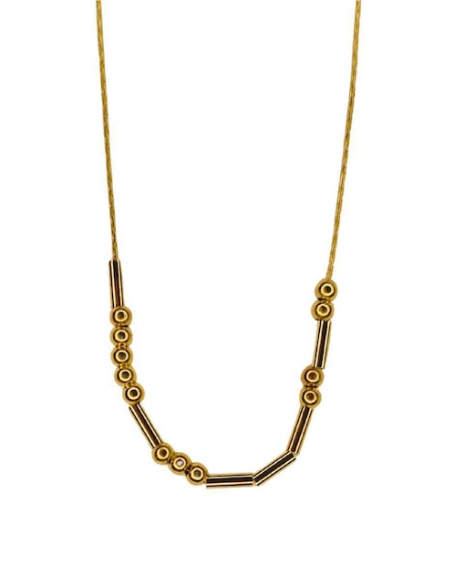 Collar Maria Rayuela Clave Morse 24 K
