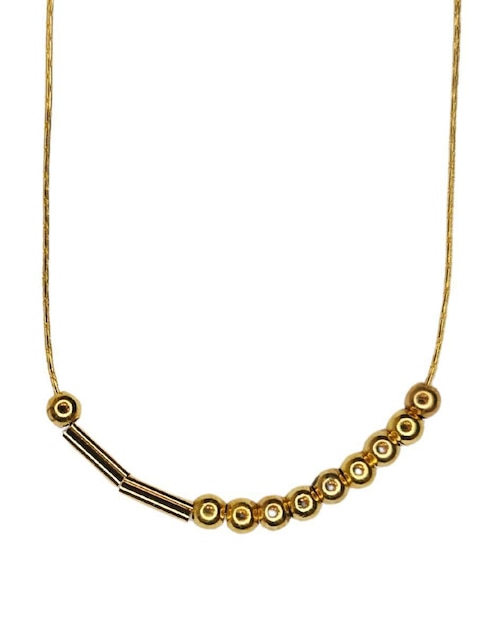 Collar Maria Rayuela Clave Morse Wish 24 K