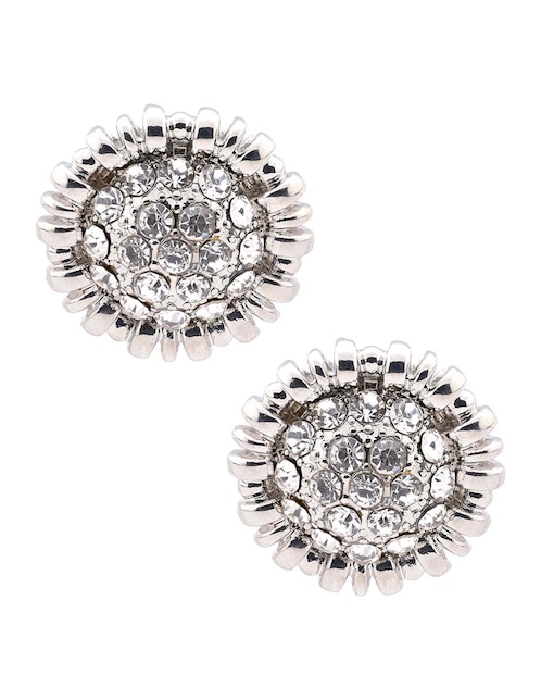 Aretes cortos con acabado pavé 1