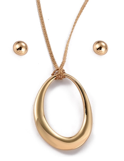Aretes y collar Lieb