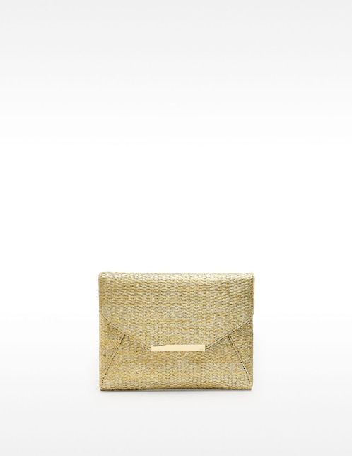 Bolsa clutch Sandstraw para mujer
