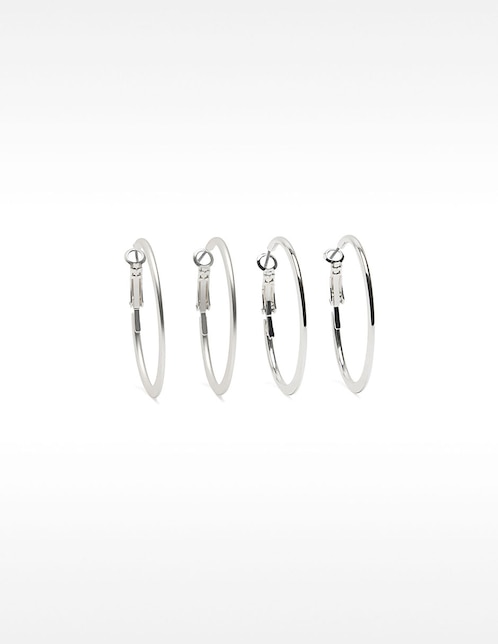 Set de aretes con acabado lustre 1