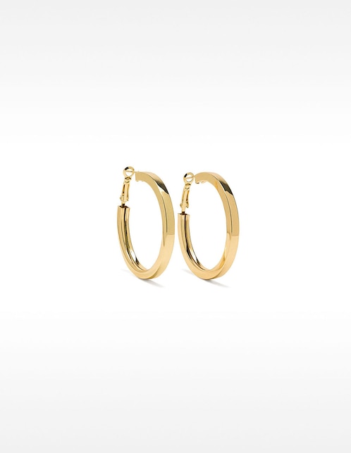 Aretes de aro Permanent - Rotative Jewellery 1