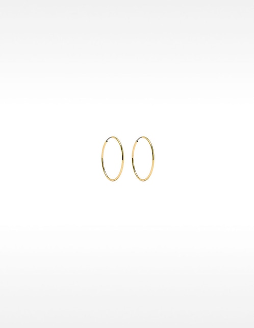 Aretes de aro Permanent - Rotative Jewellery 1