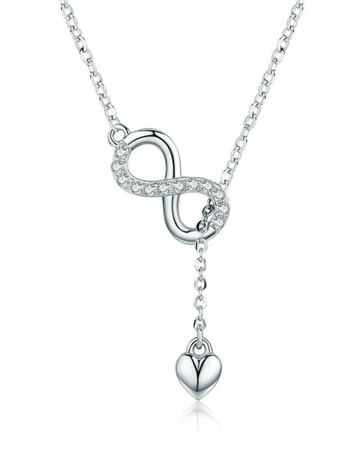 Collar de infinito Chulada Beauty de plata P 925