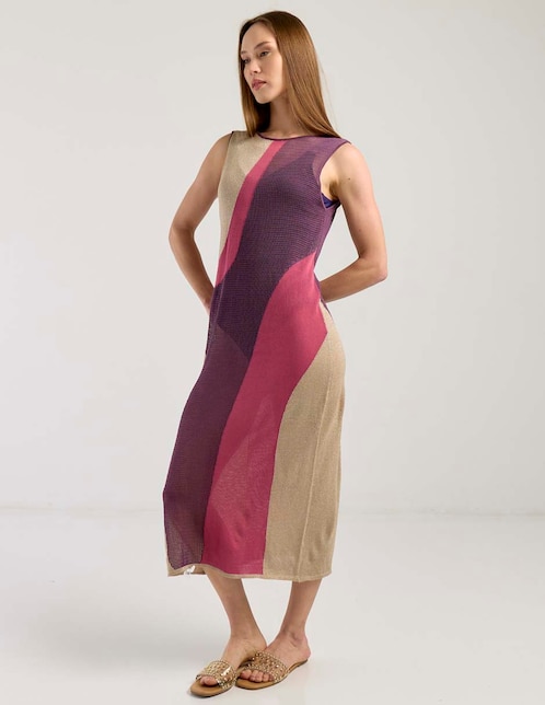 Vestido midi playa para mujer 1