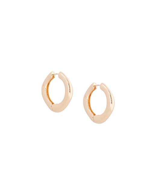 Aretes cuadrados con acabado lustre 1