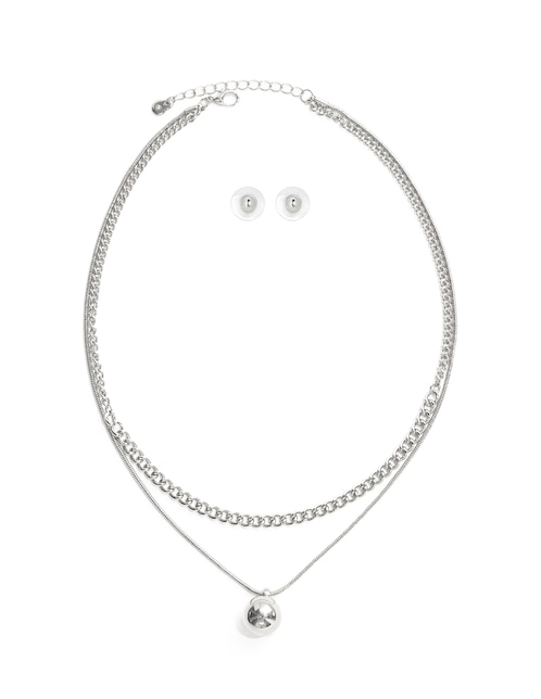 Set de collar y aretes 1