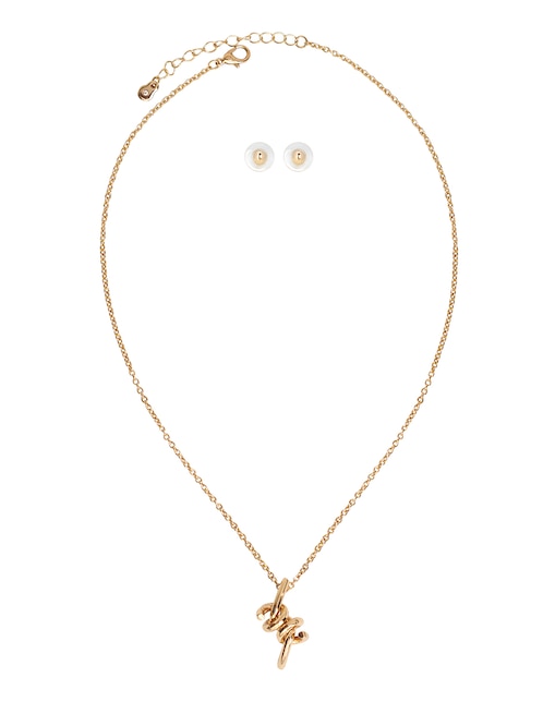 Set de collar y aretes 1