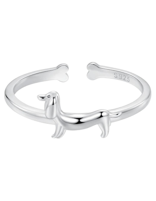Anillo de perro Chulada Pets P 925 de plata pulido