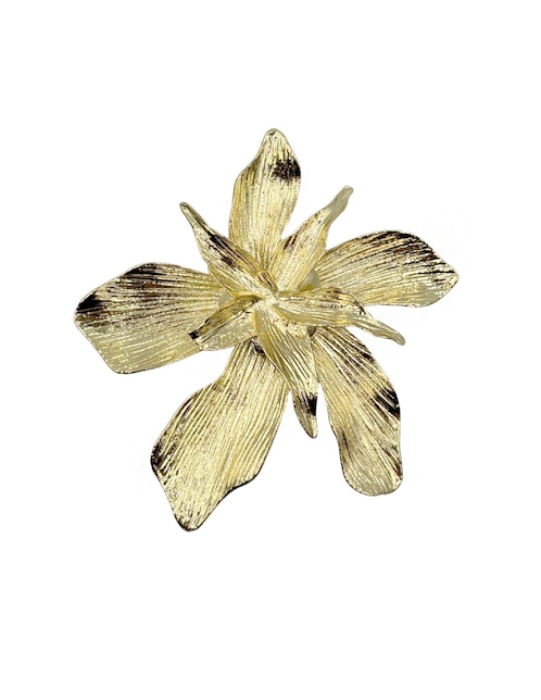Anillo de flor Map martillado