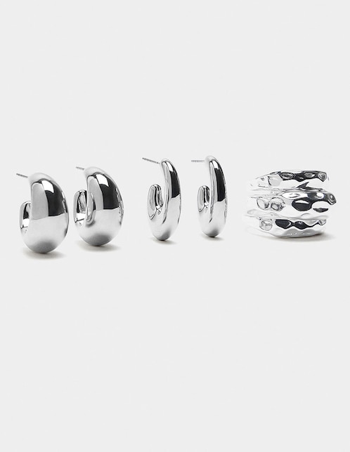 Set aretes y anillo Parfois