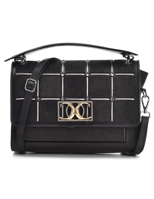 Bolsa clutch Cuadra de piel para mujer