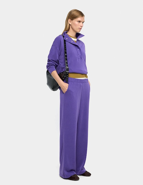 Pantalón acampanado baggy para mujer 1
