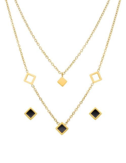 Aretes y collar