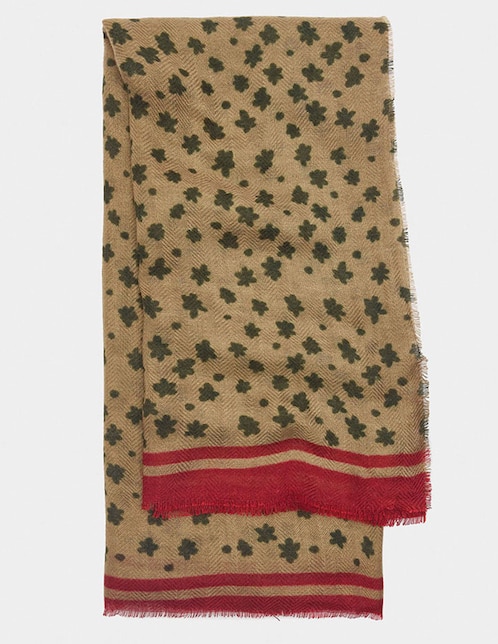 Pashmina con estampado animal print para mujer