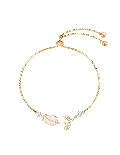 Pulsera Xtellar con acabado chapa de oro