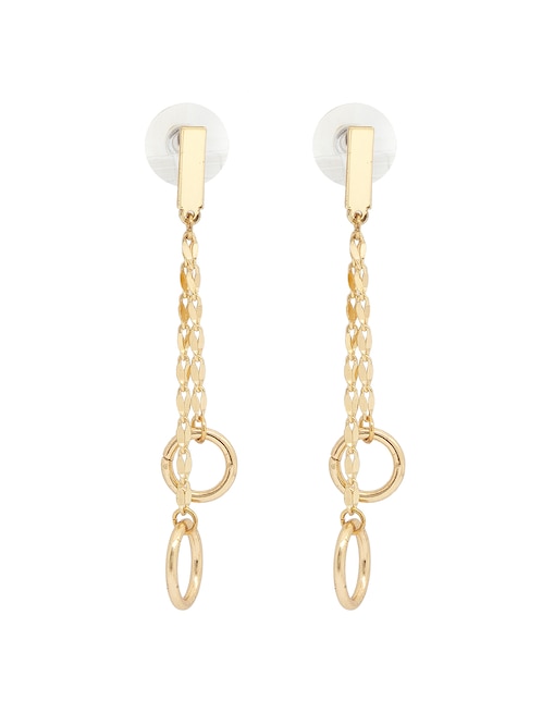 Aretes Largos circulares Map con acabado lustre