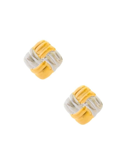 Aretes de rombo Nuvi con acabado brillante