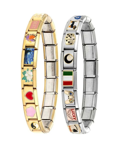 Set de brazalete Lab.g acabado brillante