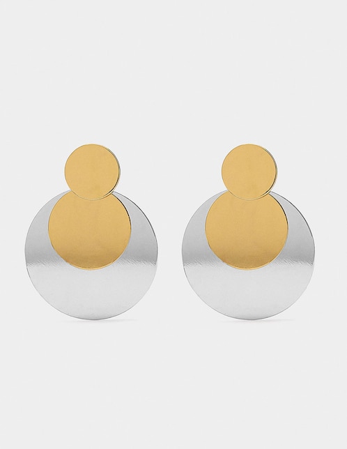 Aretes largos Parfois con acabado brillante