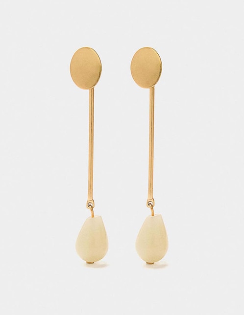 Pendientes largos Parfois con acabado pulido
