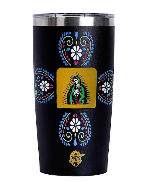 Termo Pook de acero inoxidable con tapa a presión 600 ml