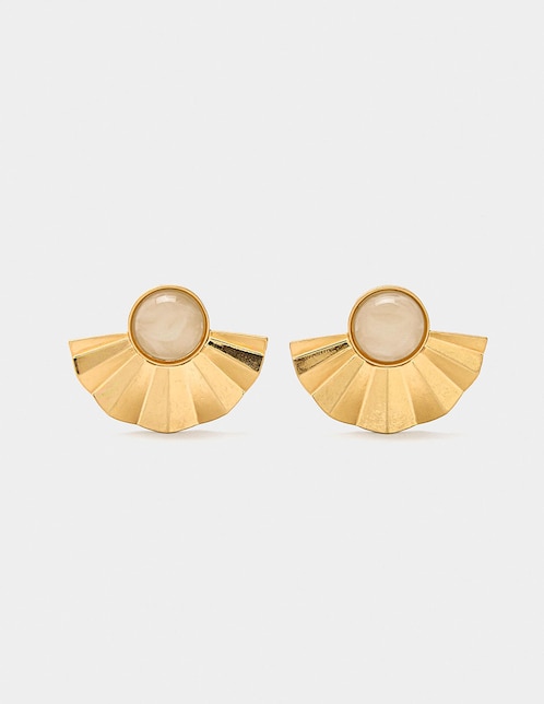 Aretes cortos Golden Basics Extra 1