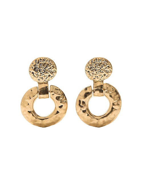 Aretes largos con acabado pulido 1
