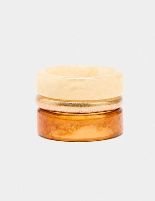 Set de anillo semi mate 1