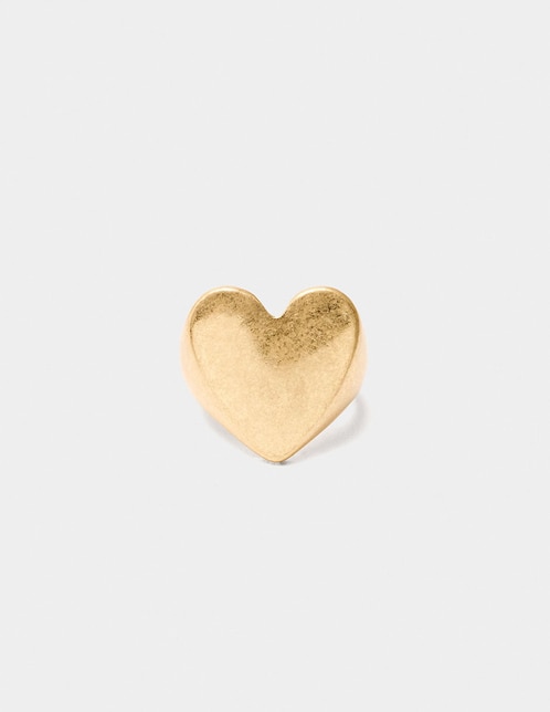 Anillo de corazón Golden Basics 1
