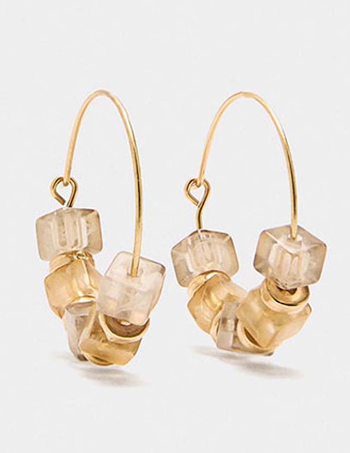 Arracadas Parfois Golden Basics Extra
