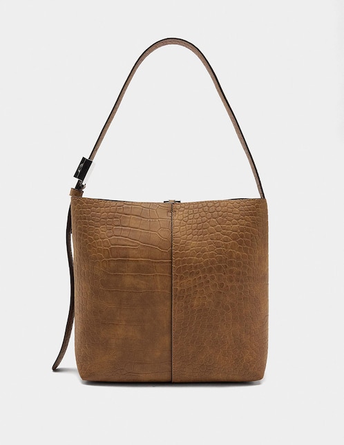 Bolsa shoulder Croco1M para mujer 1