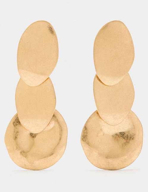 Aretes largos Parfois con acabado brillante