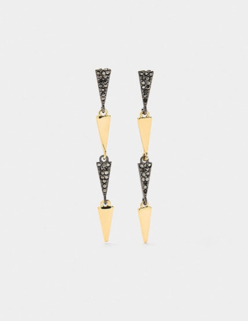 Aretes Parfois Golden Delicates con acabado liso