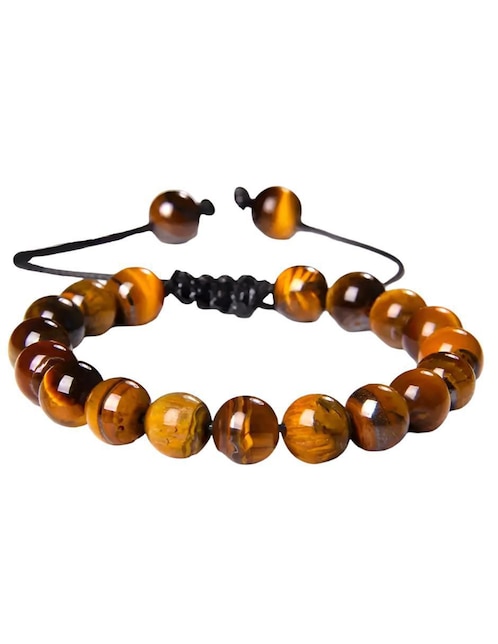 Pulsera Xtellar con ojo de tigre acabado brillante