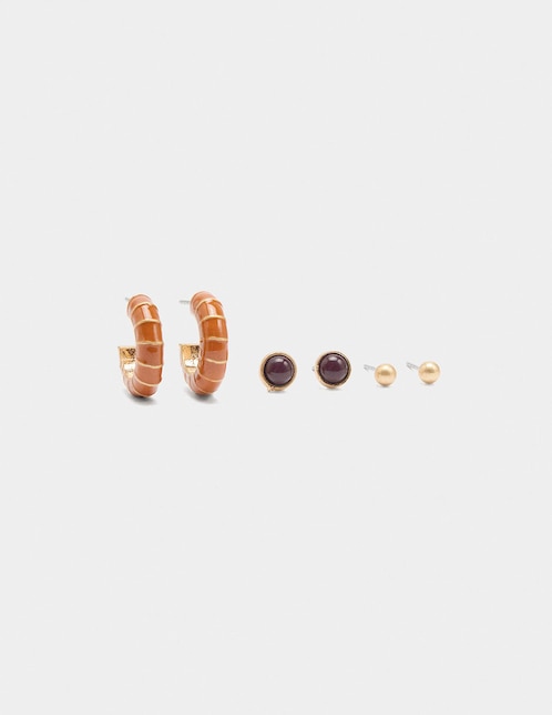 Set de aretes Parfois Petals