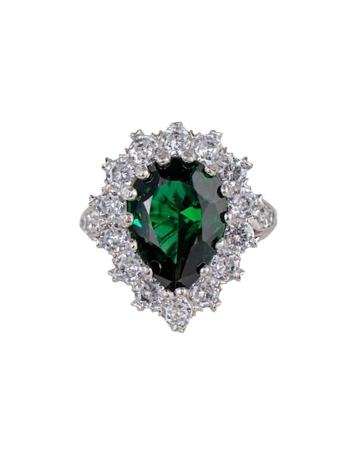 Anillo de gota Sultan Süleyman Hürrem Sultan P 925 de plata zirconia cúbica