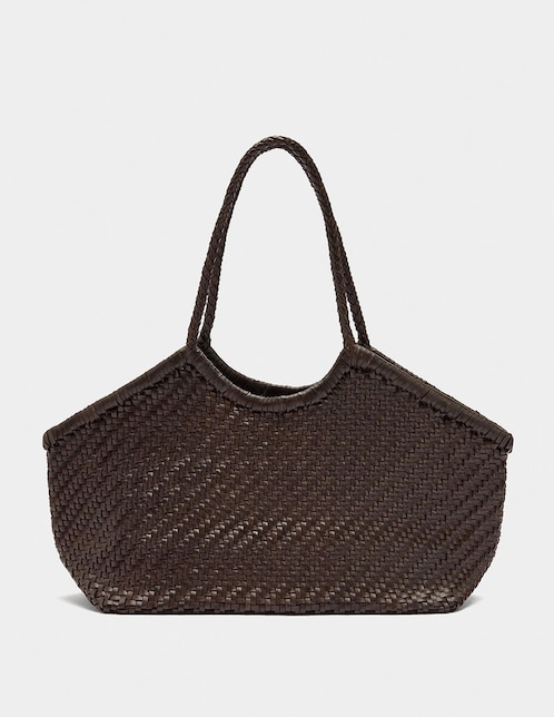 Bolsa shopper de cuero para mujer 1