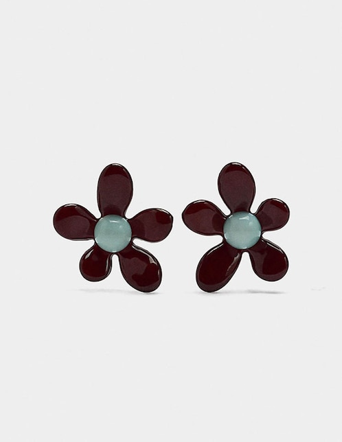 Aretes largos Wine & Dine con acabado brillante 1