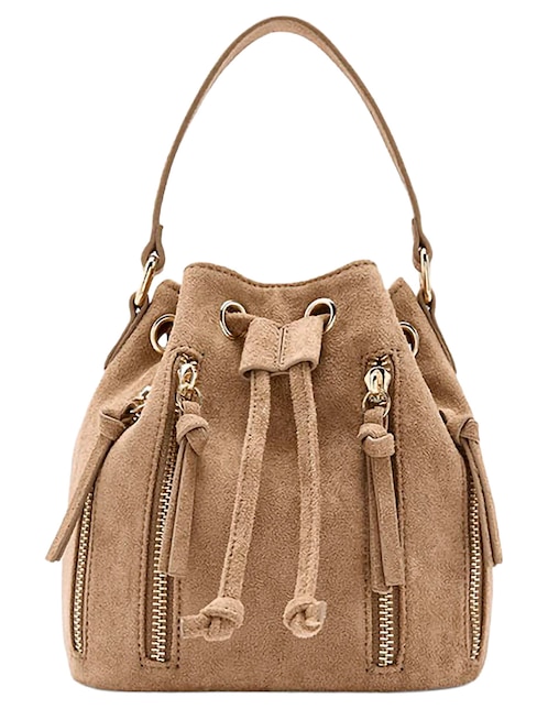 Bolsa bucket Zippers para mujer 1
