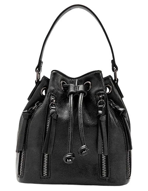 Bolsa bucket Zippers para mujer 1