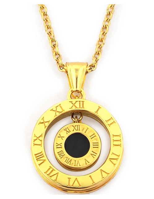 MOON & SELF Collar Moon & Self de oro laminado 18 k