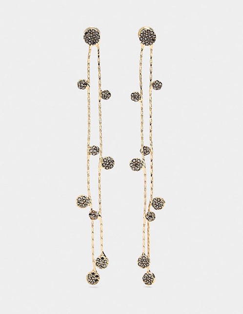 Aretes largos Golden Delicates 1