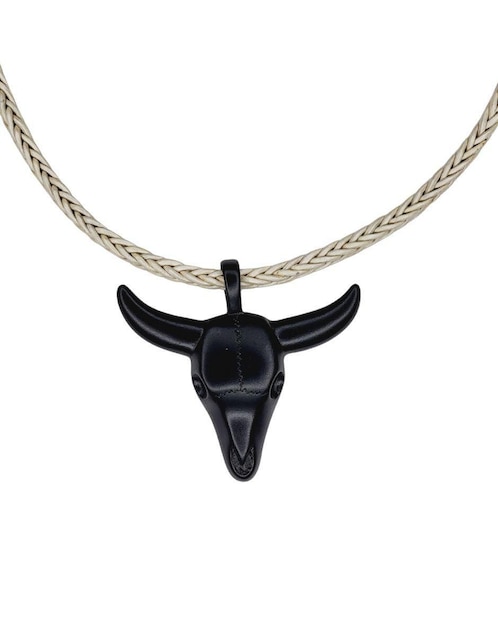 Collar de toro Maria Rayuela de piel
