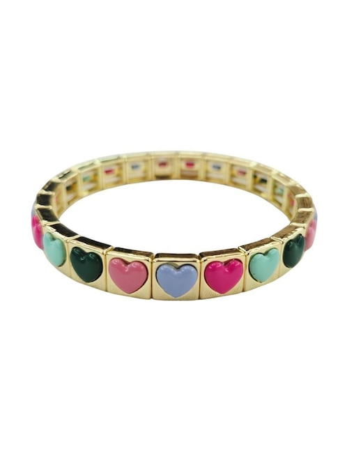 Pulsera Maria Rayuela de oro laminado 18 K acabado brillante