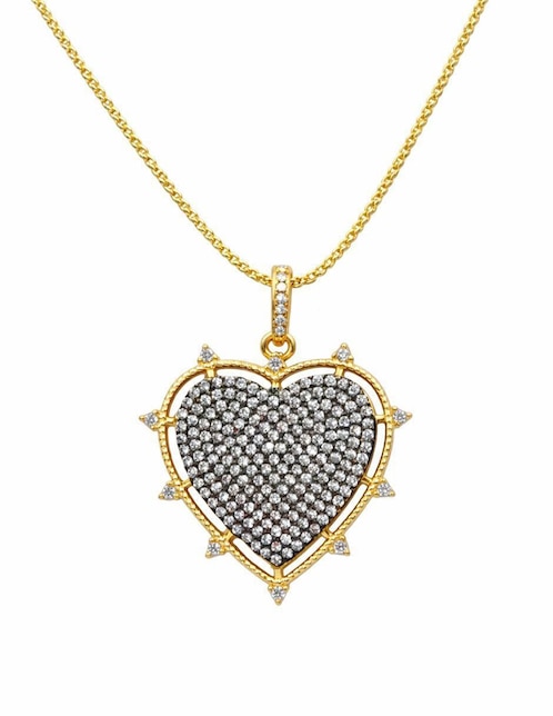 Collar con dije no aplica "de (si aplica)" corazón yoiko no aplica "de" aleación metálica 18 k