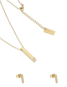 Set collar y aretes Nuvi